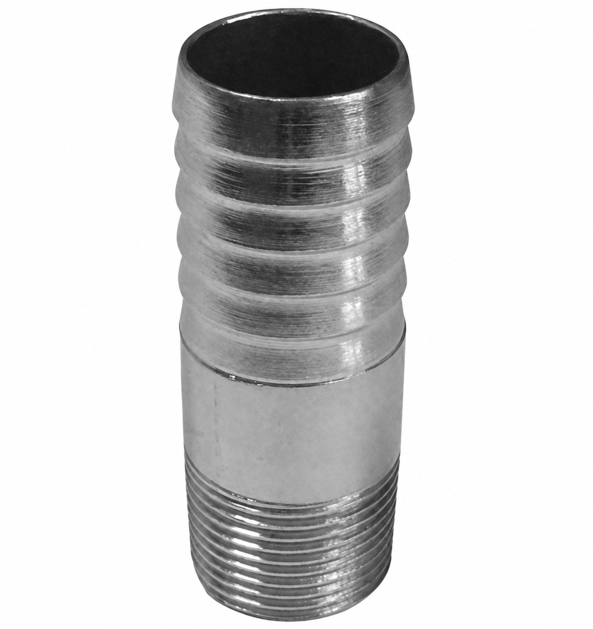 Straight hose ends with male thread