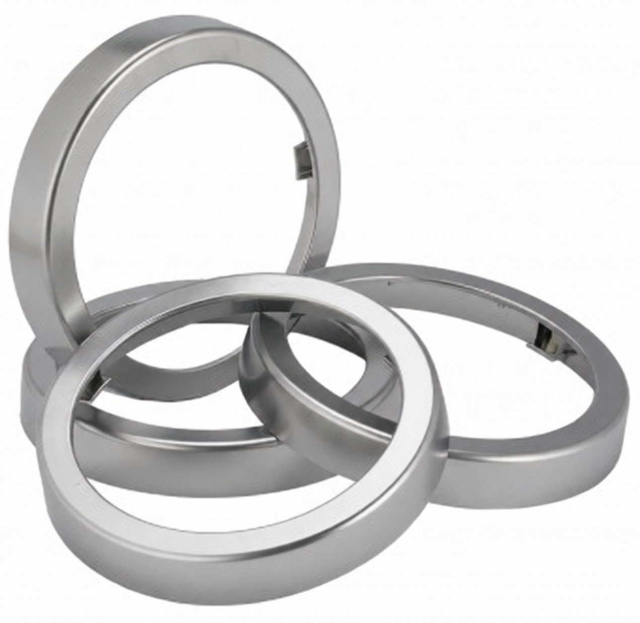 Steel and stainless steel rings